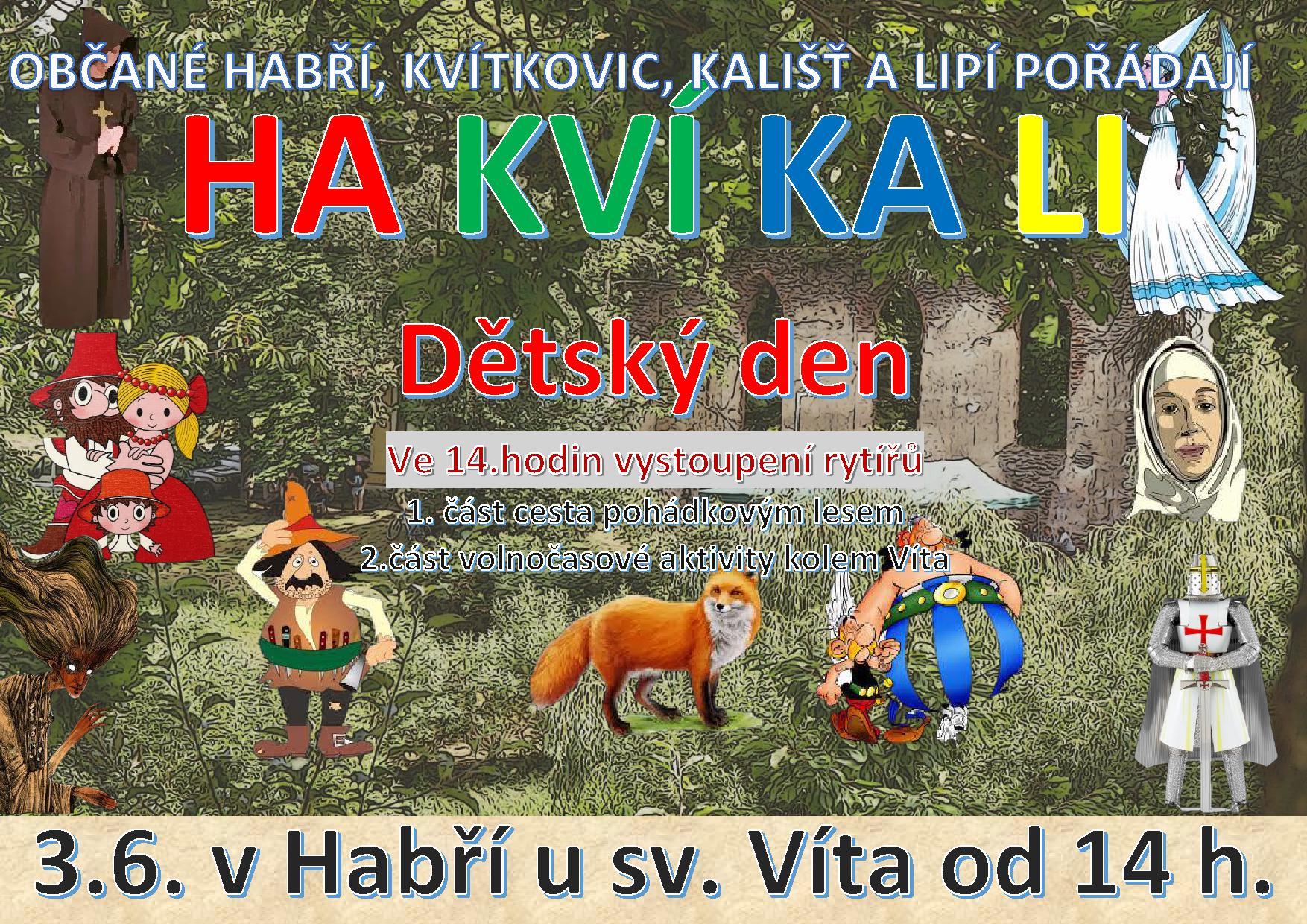 Společný HAKVÍKALI dětský den 3.6.