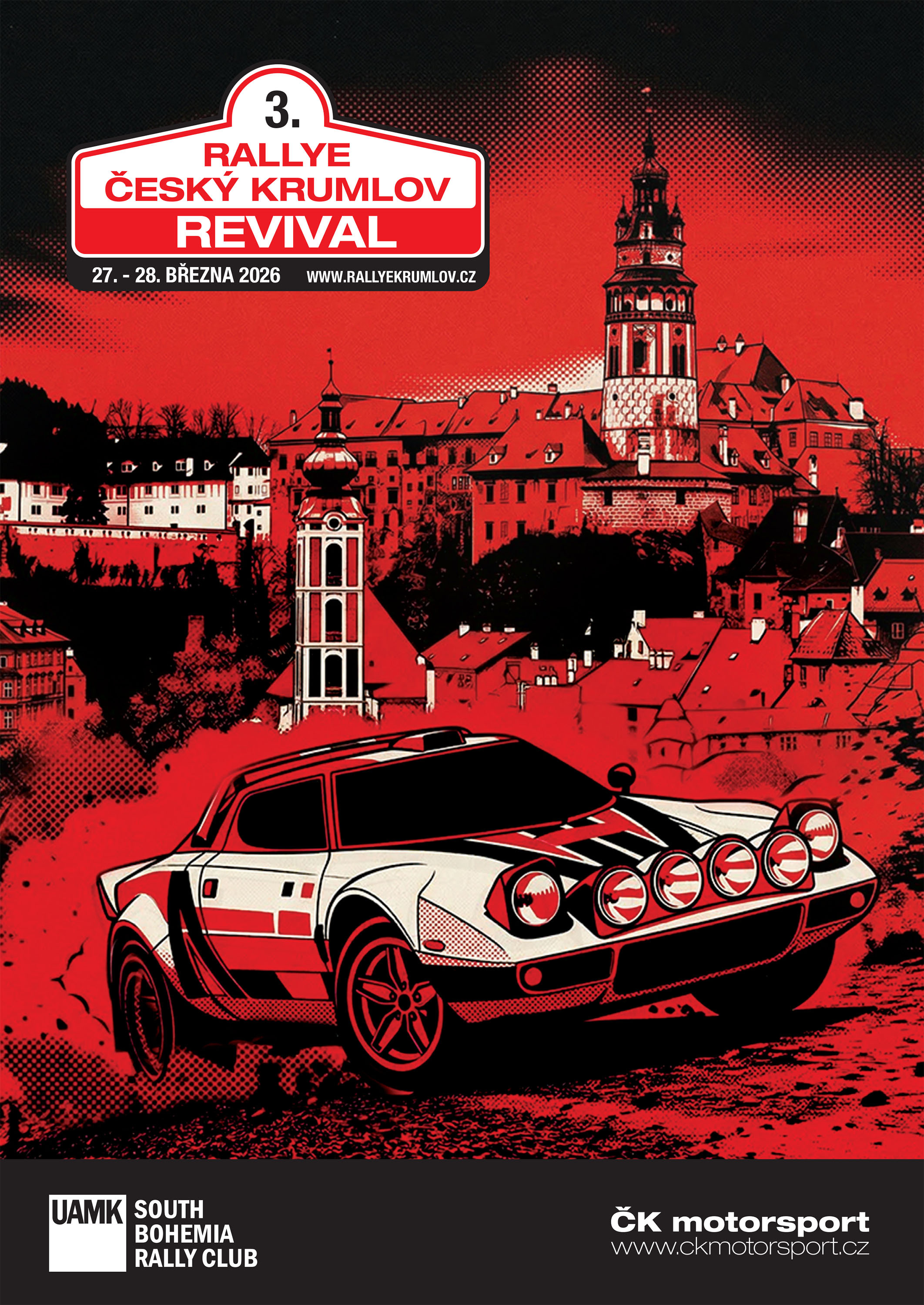 Informace o průjezdu elektromobilů a veteránů  27. - 28. 3. 2026 - ČEZ Czech New Energies Rallye 2026